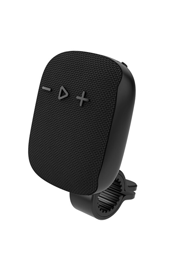 مكبر صوت لاسلكي صغير Rockmia EBS-027 أسود اللون مزود ببلوتوث BT5.3 وميكروفون مدمج IPX4 مقاوم للماء والصدمات