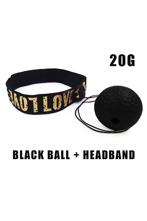 black Boxing Ball With String Professional Sanda Training Home Accessories Exercise Adjustable Headb