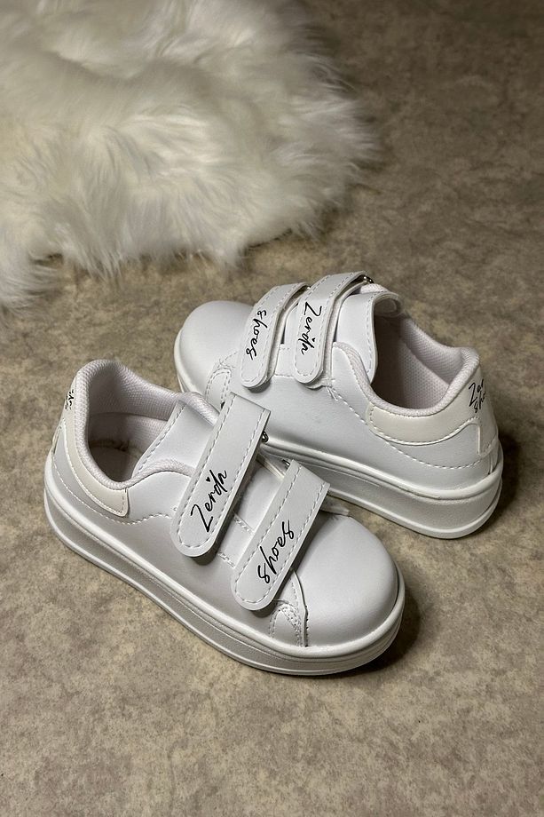Günlük Erkek Kız  Çocuk Sneaker Cırtlı Dikiş Detaylı Kalın Tabanlı Rahat Hafif Spor Ayakkabı 525PF - 3