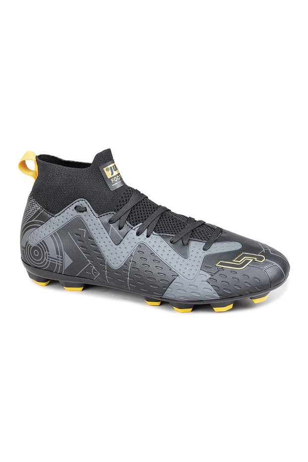 30226 Black - Orange Socks Turf - Astroturf Football Cleats Soccer Shoes
