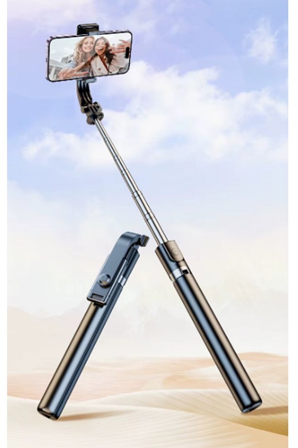 Çok Amaçlı Bluetooth Kumandalı 170cm Tripod + Selfie Çubuğu R1S+R1S-L - 3