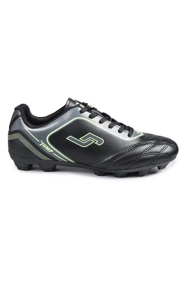 26752 Black - Neon Green Grass Astroturf Football Shoes