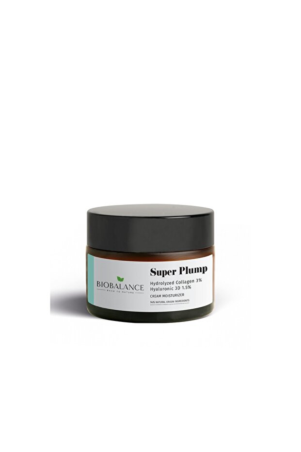 Bio Balance Super Plump Cream Moisturizer - With Hydrolyzed Collagen 3% & Hyaluronic 3D 1.5%, 50Ml