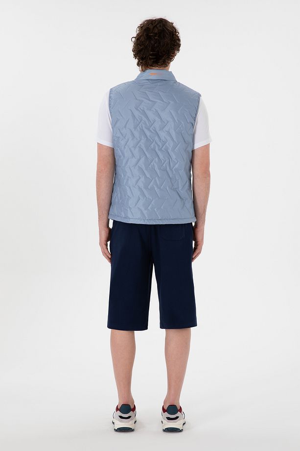 Erkek Regular Fit Lacivert Örme Şort 50298039-VR033 - 4