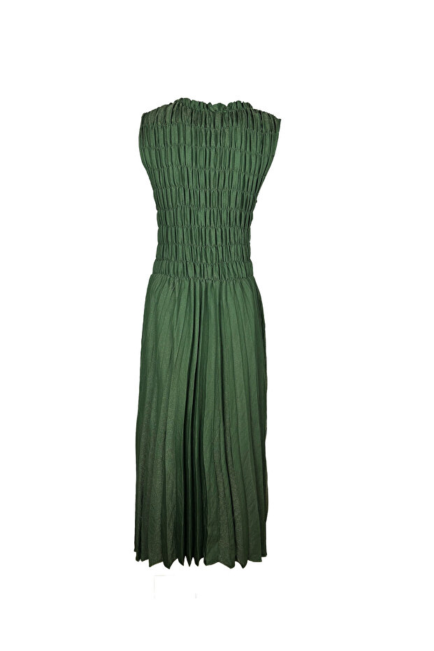 Piliseli Midi Elbise - 2