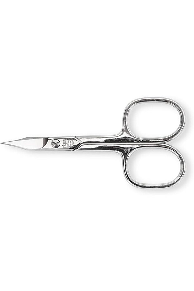 Solingen Nail Scissors Nickel Plated (851) - Perfect Manicure With A Stalk & Curved Tip