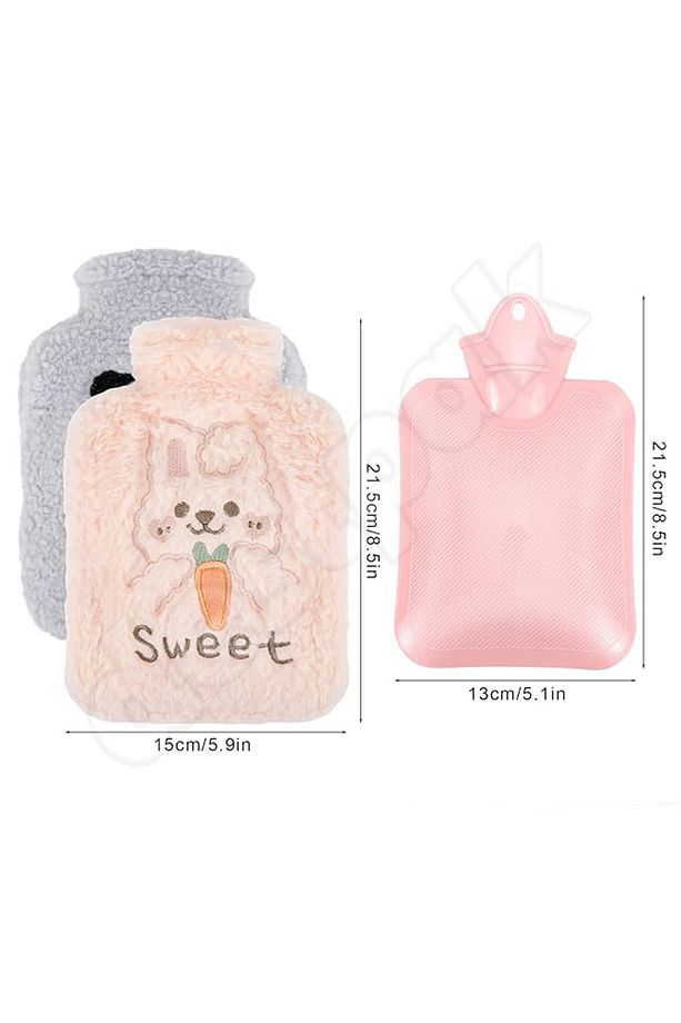 Mini Peluş Su Torbası - Sweet Su Torbası - Yumaşacık - Polar Kılıflı Bebek Sıcak Su Torbası - 1 ADET - 3