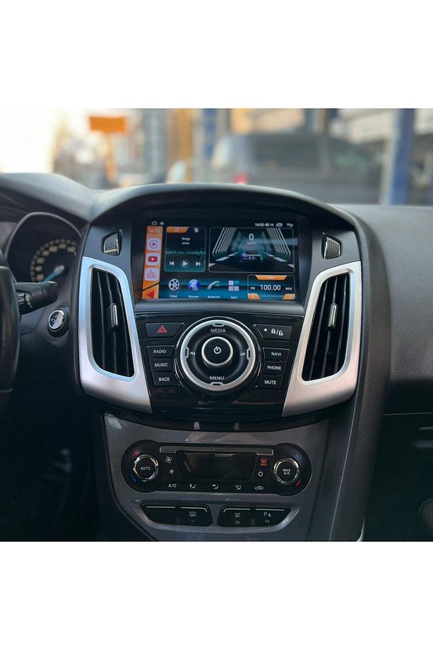 Ford Focus 3-4 Araç Multimedya Android Ekran Carplay Double Teyp 2+32 9" 11-19 Tuşlu Black BLUEWAY - 4