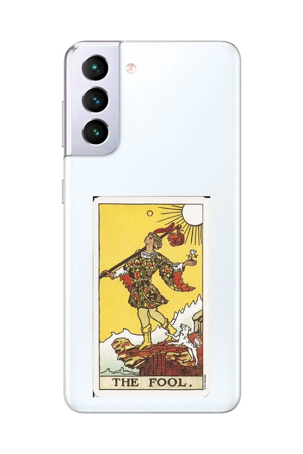 حافظة شفافة متوافقة مع هاتف Samsung Galaxy S21+ بتصميم The Fool