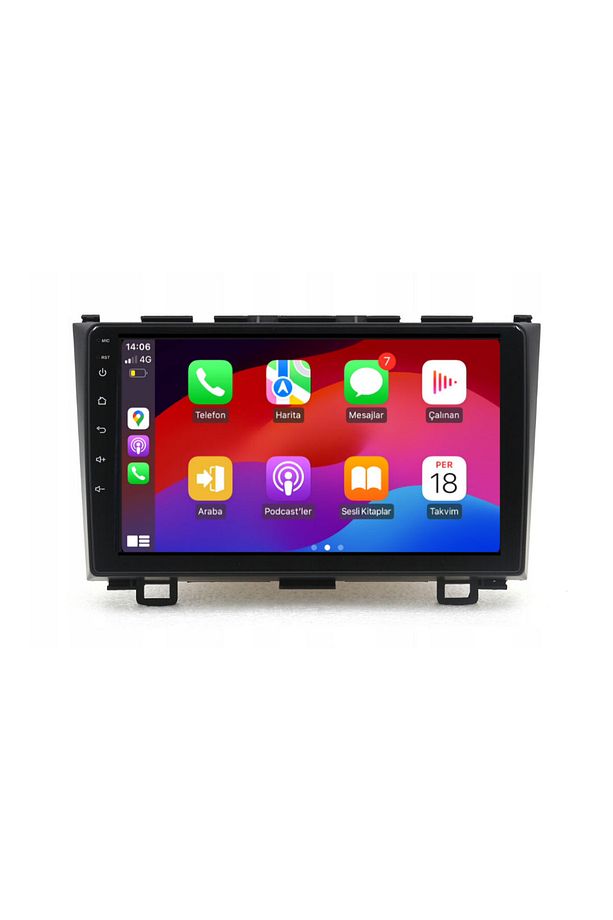 Honda Crv Araç Multimedya Android Ekran Carplay Navigasyon Double Teyp 2+32 9" 07-12 Black BLUEWAY - 2