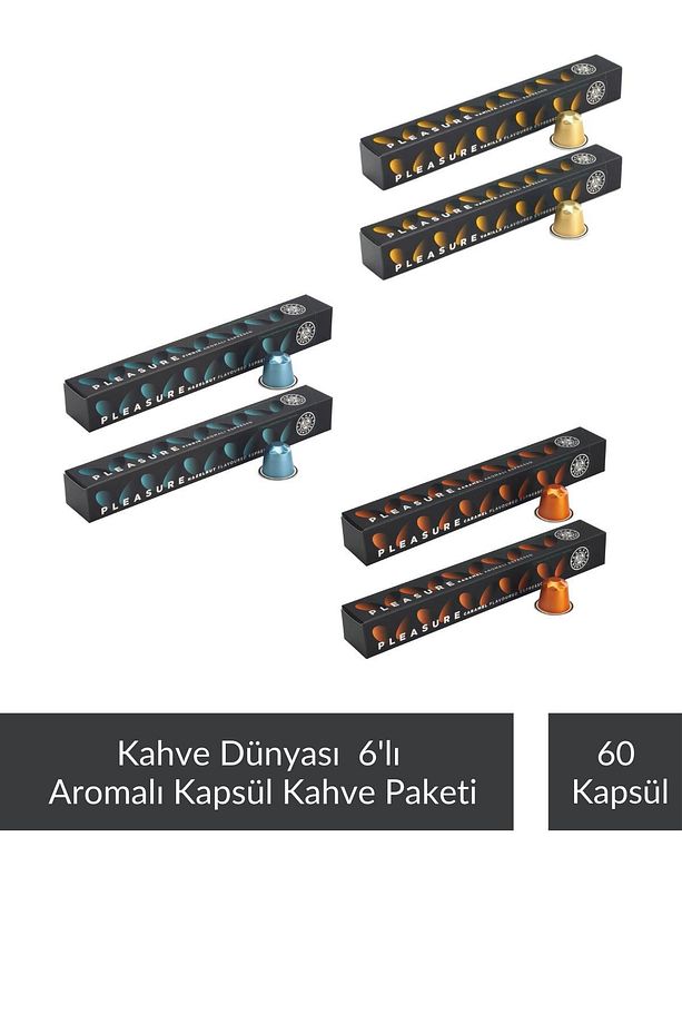 Kahve Dünyası 6'lı Aromalı Kapsül Kahve Seti - 1