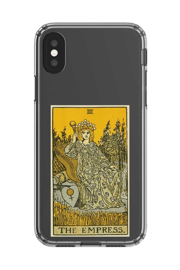 حافظة شفافة متوافقة مع هاتف iPhone XS بتصميم Empress