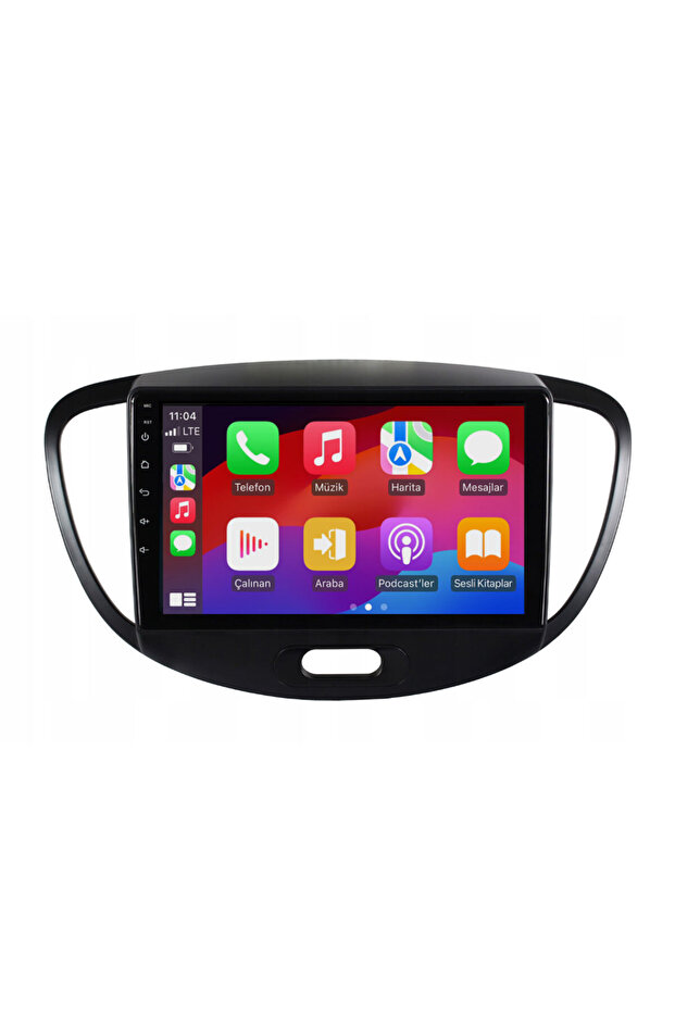 Hyundai i10 Araç Multimedya Android Ekran Carplay Navigasyon Double Teyp 2+32 9" 08-12 Black BLUEWAY - 3