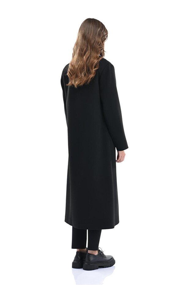 Kadın Kaban - Taş & Siyah - 5