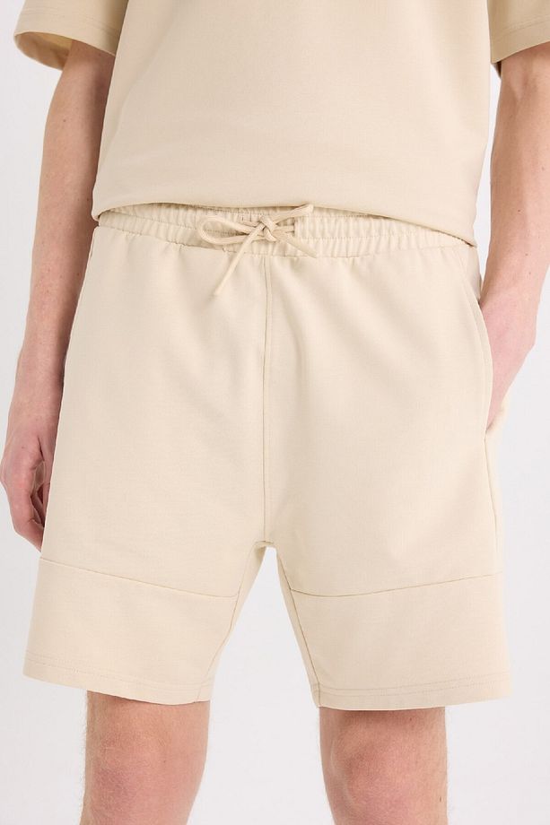 Slim Fit Dar Kesim Dar Paça Basic Düz Şort B8674ax25sp - 6