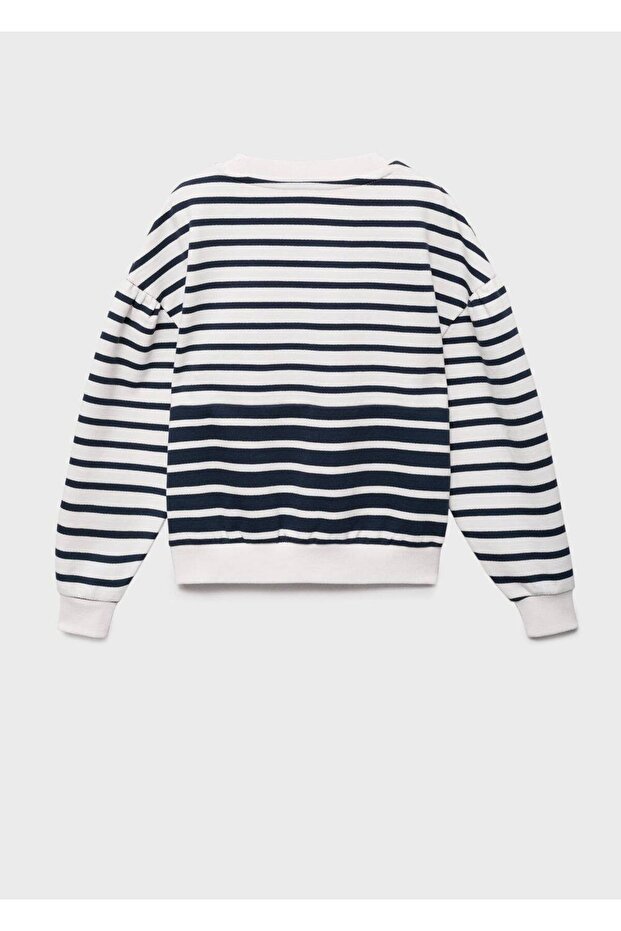 Stripe Patterned Sweatshirt - 2