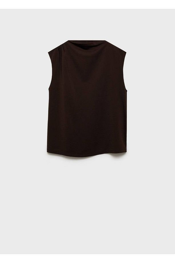Hamile Için Drape Yaka Tişört - 3
