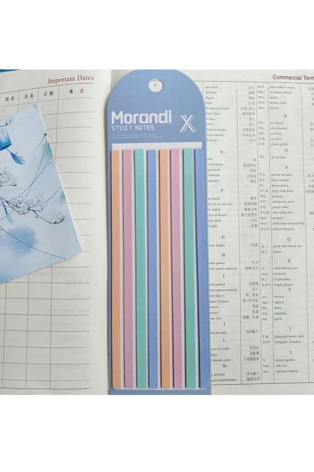 Yeni Nesil Şeffaf Postit Morandi Renkler 160 Yaprak - 7
