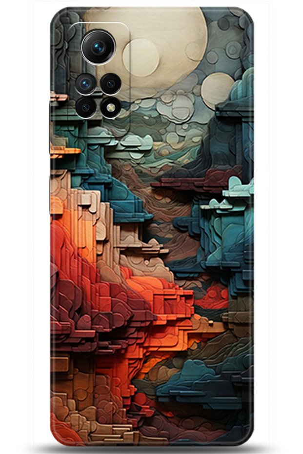 حافظة هاتف Xiaomi Redmi Note 12 Pro مطبوعة بدقة عالية - سلسلة Mastermind 5218