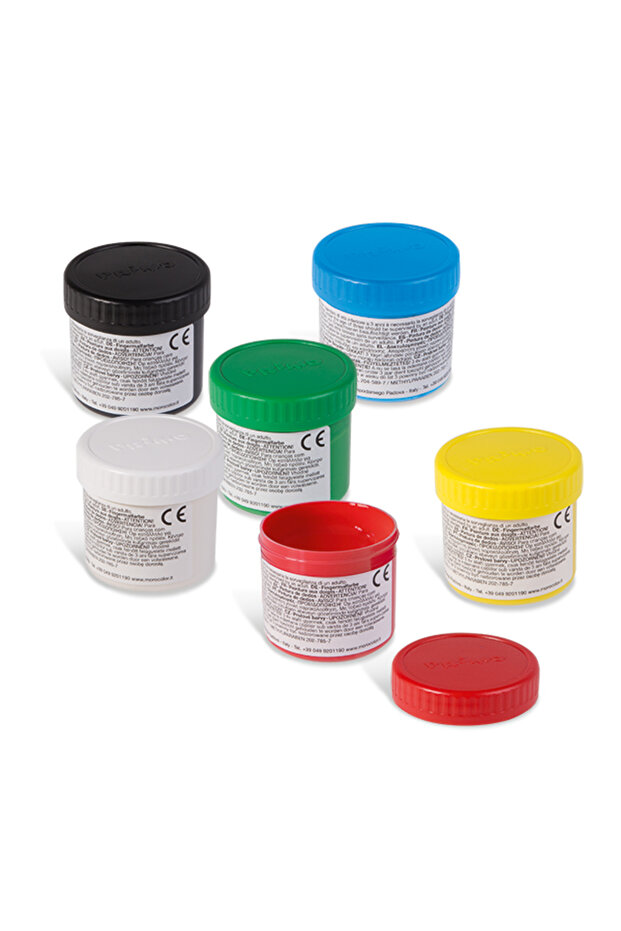 Yıkanabilir Parmak Boyası 6x50gr - 3