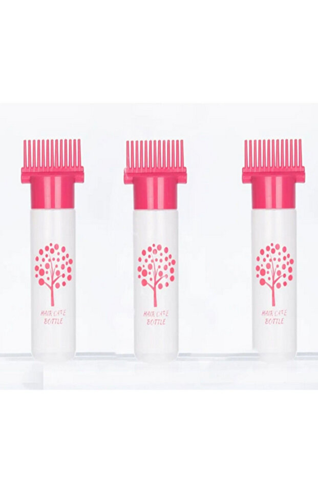 Scalp Care Oil Application and Coloring Bottle Practical Refillable 3 Pcs New Season