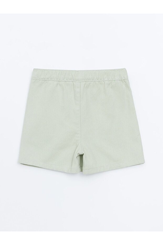 Beli Lastikli Basic Kız Çocuk Şort Etek - 2