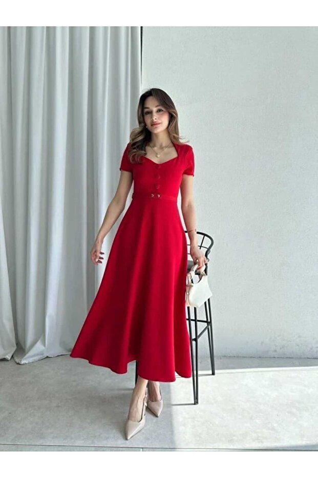 RAZİANA Midi Elbise - 2