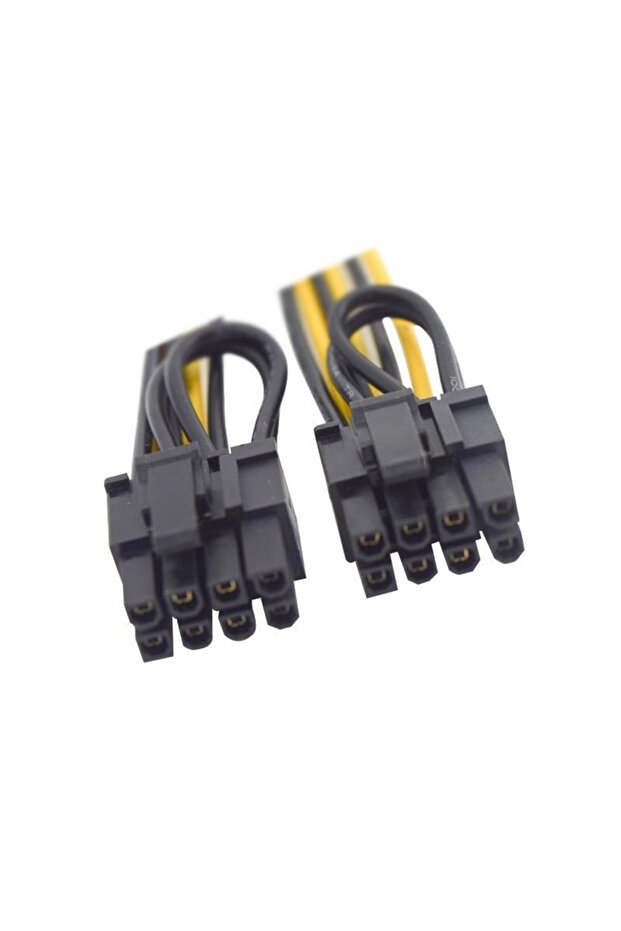 Pcı-e 8 Pin Erkek Çift 8 Pin (6+2) Erkek Modüler Güç Kaynağı Kablosu Ekran Kartı Için 8 pin Y Kablo - 3