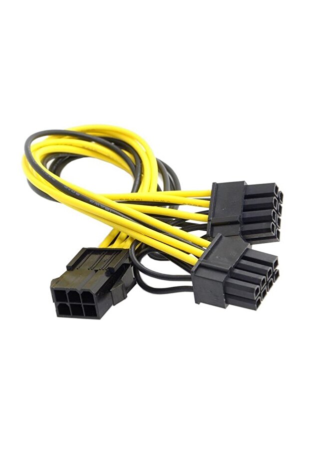 Pcı-e 8 Pin Erkek Çift 8 Pin (6+2) Erkek Modüler Güç Kaynağı Kablosu Ekran Kartı Için 8 pin Y Kablo - 1