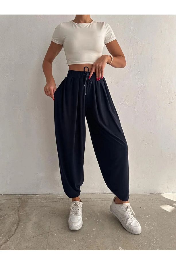 MODAL KUMAŞ ŞALVAR PANTOLON - 3