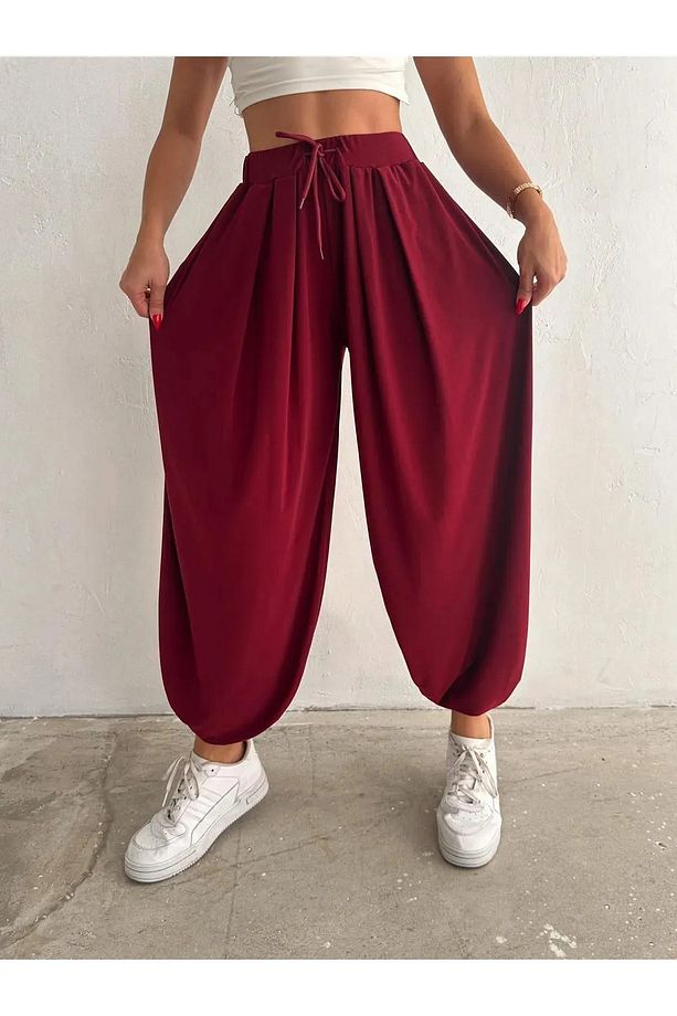 MODAL KUMAŞ ŞALVAR PANTOLON - 5
