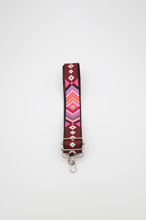 حقيبة منقوشة قابلة للتعديل - حزام كتف - 3