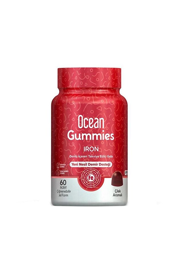 Ocean Gummies Iron 60 Jel Form - 1