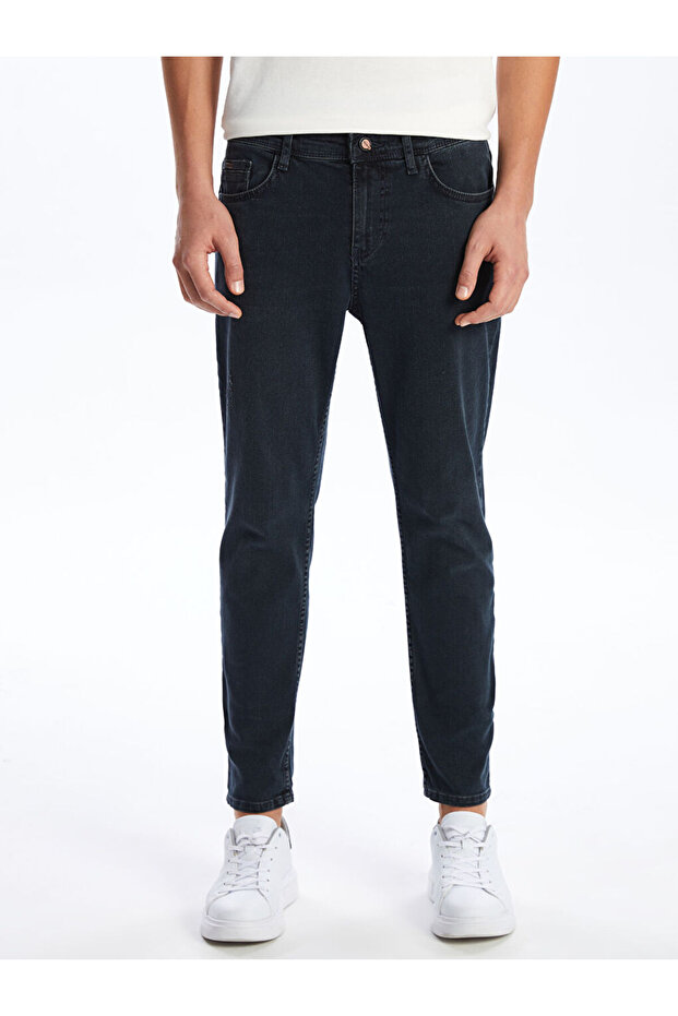 LCW 730 Havuç Kalıp Erkek Jean Pantolon - 2