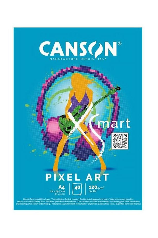 Xsmart Pıxel Art A4 120g 40 Sayfa - 1