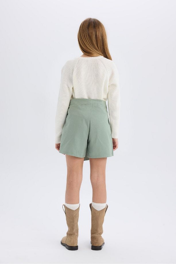 Kız Çocuk Gabardin Şort Etek D9302A825SP - 7
