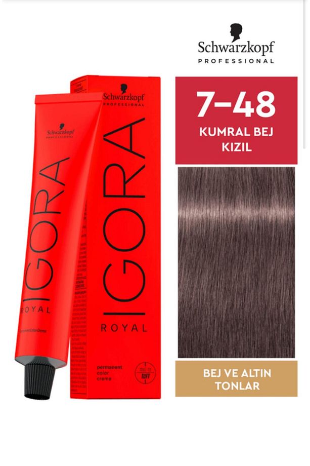 Igora Royal 7-48 Kumral Bej Kızıl 60 ml - 1