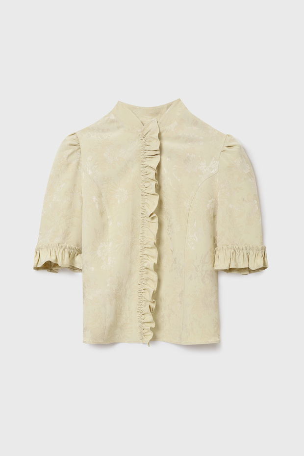 Fırfır Detaylı Gömlek - 7