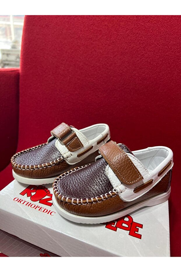 Baby Boy Genuine Leather Nature Orthopedic Casual Shoes