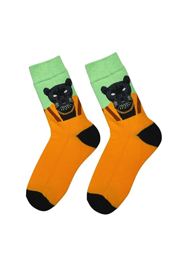 Patterned Colorful Socks - 1