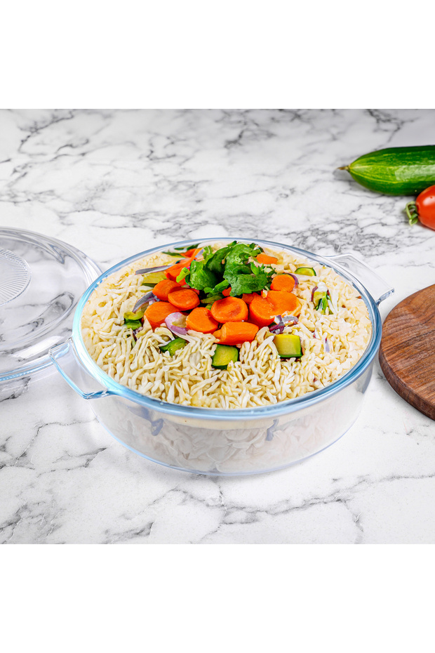 1.7 L Glass Baking Dish with Lid-RF12202