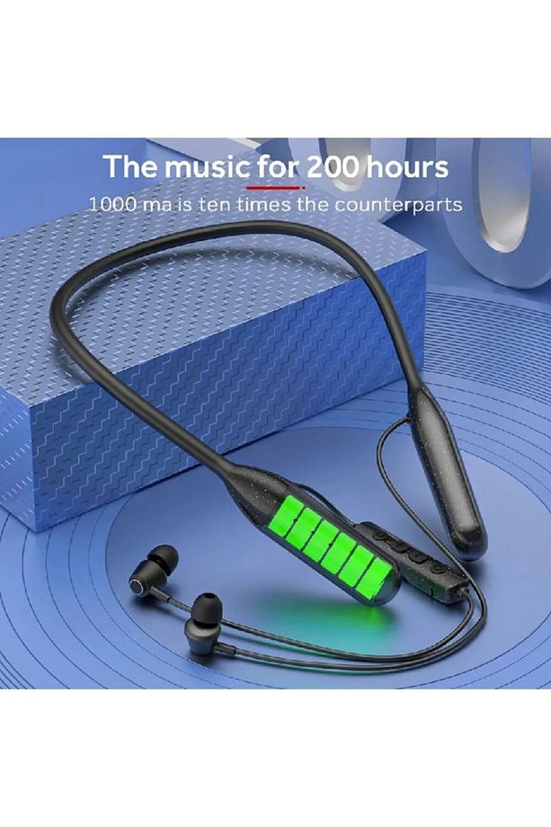 A20  150 Saat Şarj Kapasiteli Oyun Gaming Modlu Mikrofonlu Boyun Bantlı Bluetooth Kulaklık - 4