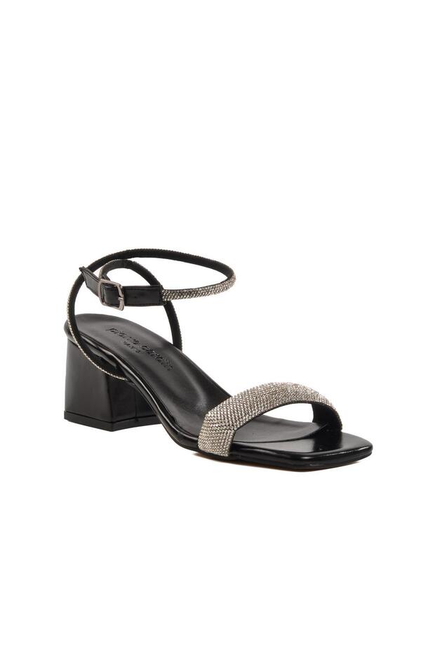 Pc-54670 Z Black Women's Evening Dress Shoes