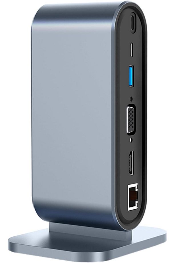 USB HUB12'si 1 Arada Dock, HDMI 4K, 100Mbps Ethernet, 3 x USB-A 3.0 ve 100W USB - ZR773 - 4