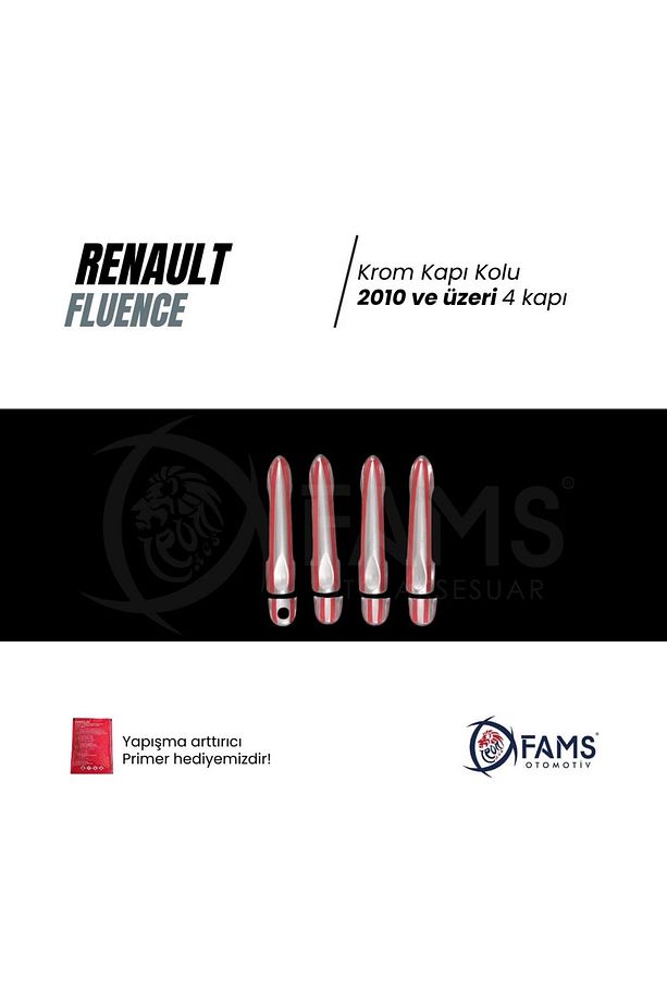 Renaul.t. Fluence Krom Kapı Kolu 4 Kapı 2010 Üzeri P. Çelik - 3