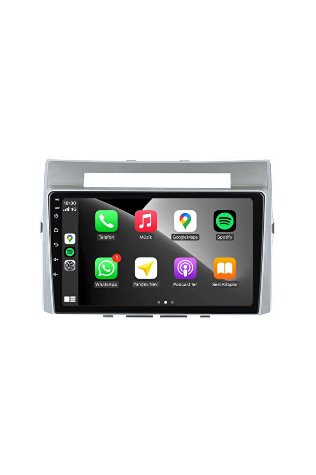 Toyota Verso Araç Multimedya Android Ekran Carplay Navigasyon Double Teyp 2+32 9" 04-09 Silver BLUEW - 2