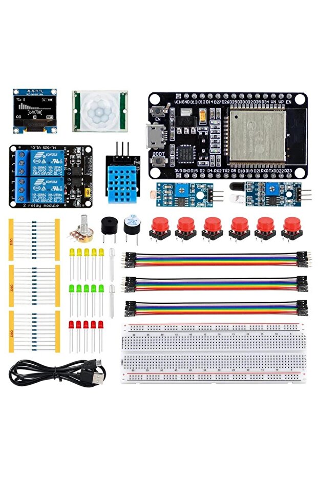 ESP32 ESP-32S WiFi IoT Geliştirme Kartı Temel Başlangıç Seti - 1