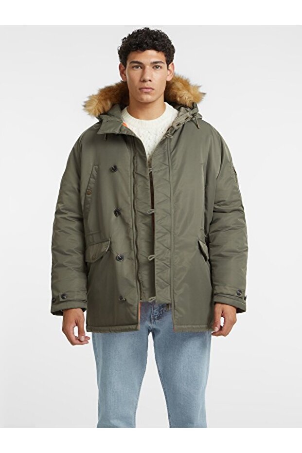 Jeans Erkek Parka - 2