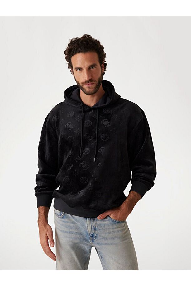 Embossed Erkek Sweatshirt - 1