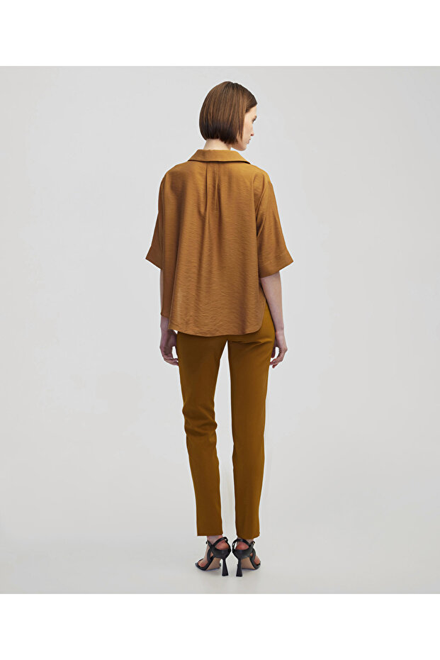 Gömlek yaka bluz - 4